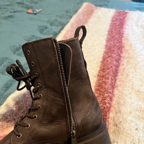 Thursday Boot Company Dark Brown Combat Boots - Picture 4 of 8
